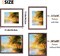 16x20 Picture Frame Set of 2 Rustic Brown MDF Photo Frames Display 11x14 Photos with Mat or 16x20 Without Mat Wall or Tabletop Gallery Frames for Home Decor